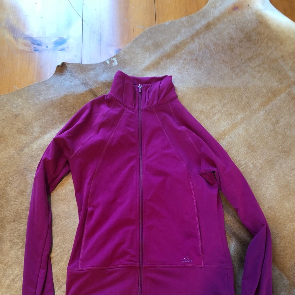 Adidas zip workout jacket